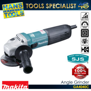 Makita GA4040C Angle Grinder 100mm (4") 1400W