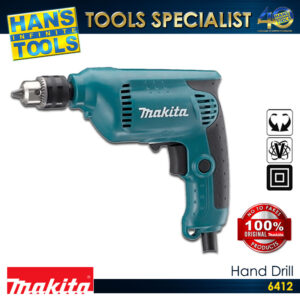 Makita 6412 Hand Drill 3000rpm, 10mm (3/8") 450W