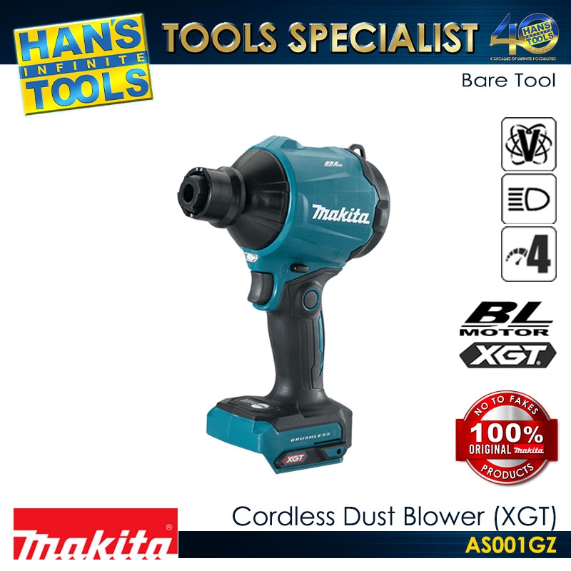 Makita AS001GZ Cordless Dust Blower (Brushless) XGT 40Vmax (Bare Tool only)
