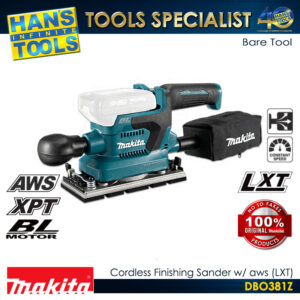 Makita DBO381Z Cordless Finishing Sander (Brushless) 18V LXT (Bare Tool only)