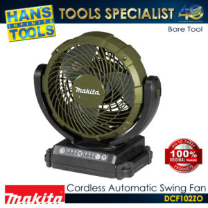 Makita DCF102ZO Cordless Automatic Swing Fan 180mm (7") 18V LXT (Battery and Charger are sold separately))