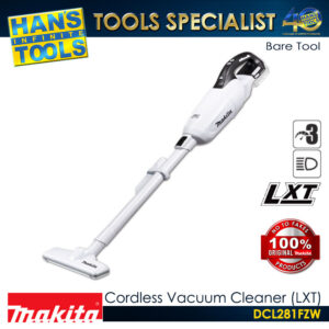 Makita DCL281FZW Cordless Brushless Vacuum Cleaner 750ml LXT 18V