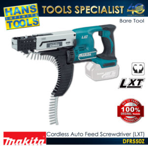 Makita DFR550Z Cordless Auto Feed Screwdriver 55mm (2-3/16") 18V LXT (Bare Tool only)