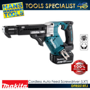Makita DFR551RTJ Cordless Auto Feed Screwdriver 18V LXT [kit Set]