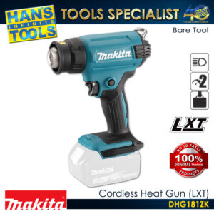 Makita DHG181ZK Cordless Heat Gun 18V LXT (10W) 550°C (Bare Tool only)