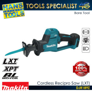 Makita DJR189Z Cordless Recipro Saw 22mm (7/8") LXT 18V (Bare Tool only)