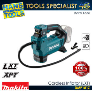 Makita DMP181Z Cordless Inflator 1110 Kpa (161 Psi) (11.1 Bar) LXT 18V [Bare tool only]