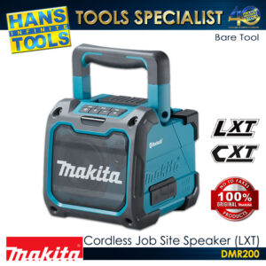 Makita DMR200 Cordless Job Site Speaker LXT/CXT 18V/12V (Battery and charger are sold separately)