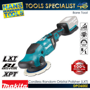 Makita DPO600Z Cordless Brushless Random Orbit Polisher 150mm (6") LXT 18V [Bare tool only]