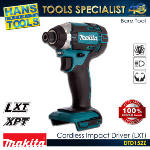 Makita DTD152Z Cordless Impact Driver 165Nm LXT 18V (Bare Tool only)