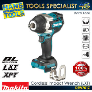 Makita DTW701Z Cordless Brushless Impact Wrench 12.7mm (1/2") 700Nm LXT 18V [Bare tool only]