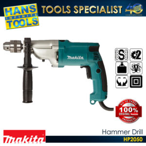 Makita HP2050 Hammer Drill 2-Speed Percussion 13mm (1/2") 720W