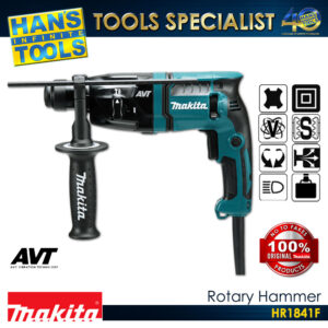 Makita HR1841F Rotary Hammer AVT SDS Plus 18mm 470W