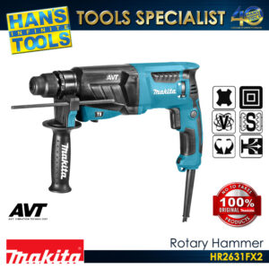 Makita HR2631FX2 Rotary Hammer SDS Plus  2.4J 26mm 800W