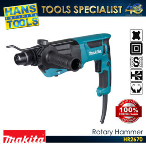 Makita HR2670 Rotary Hammer SDS Plus 3.0J 26mm 800W