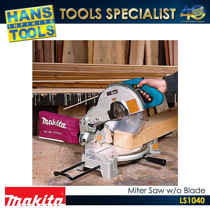 Makita LS1040SET Miter Saw w/ Blade 255-260mm (10”-10-1/4”) 1650W - Image 3