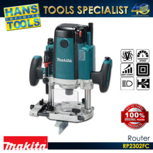 Makita RP2302FC Plunge Router 12mm-12.7mm (15/32"-1/2") 2300W