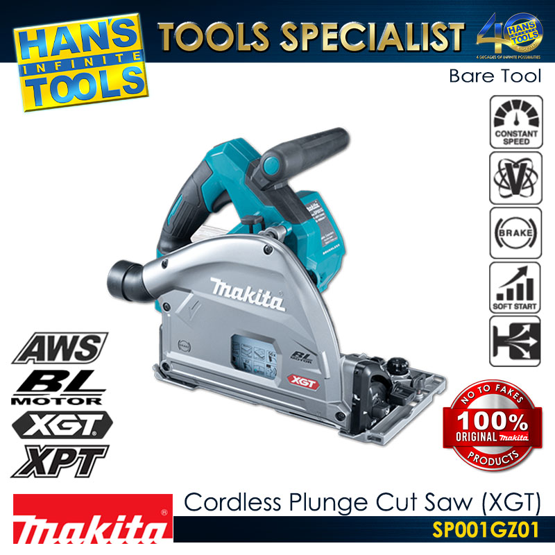 Makita SP001GZ01 Cordless Plunge Cut Saw (Brushless) 165mm (6-1/2") XGT 40Vmax [Kit Set]