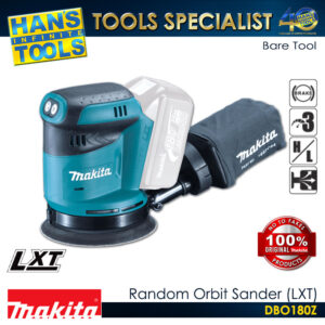 Makita DBO180Z Cordless Random Orbit Sander 18V LXT 125mm (5″) Bare Tool