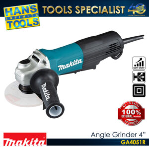Makita GA4051R Angle Grinder with Paddle Switch 100mm (4″)  (1300W)