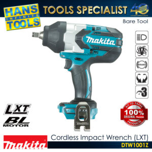 Makita DTW1001Z Cordless Impact Wrench 19mm (3/4") Brushless 1250Nm 3-Speed LXT 18V (Bare Tool only) (Copy)