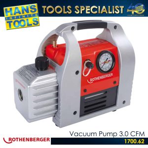 Rothenberger Vacuum Pump 3.0 CFM  1/3hp [1700.62]