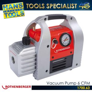 Rothenberger Vacuum Pump 6.0 CFM 1/2hp [1700.63]