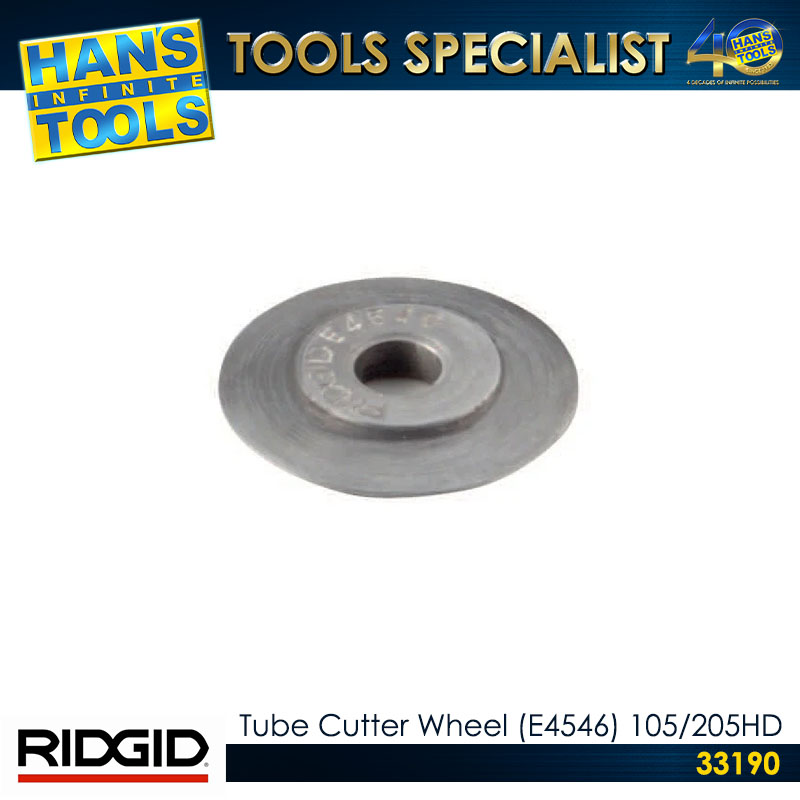 Ridgid 33190 Tube Cutter Wheel (E4546) 105/205HD