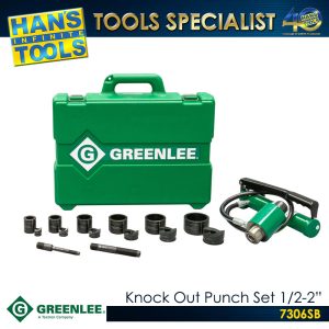 Greenlee Knock Out Punch Set 7306SB [1/2"-2"]