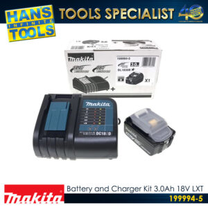 Makita 199994-5 Battery and Charger Kit 3.0Ah 18V LXT