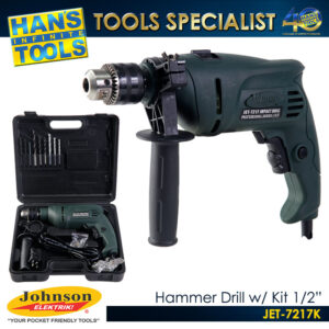 Johnson Elektrik JET-7217K Hammer Drill 1/2"