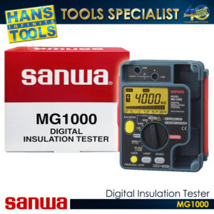 SANWA MG1000 Digital Insulation Tester 4000MΩ Megger Resistance Tester