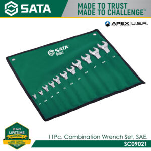SATA SC09021 11pc. Combination Wrench Set, SAE