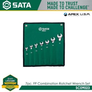 SATA SC09023 7pc. FP Combination Ratchet Wrench Set