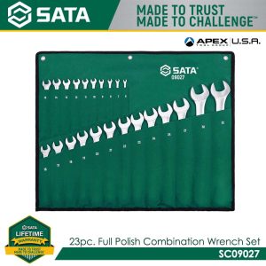 SATA SC09027 23pc. Full Polish Combination Wrench Set
