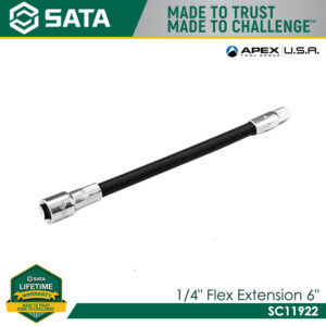 SATA SC11922 1/4" Flex Extension Bar 6"