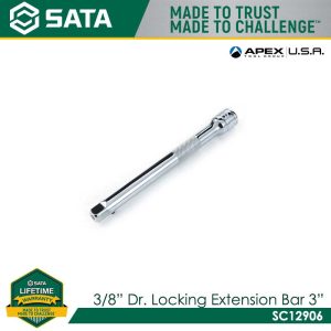 SATA 3/8" Dr. Locking Extension Bar