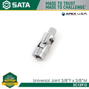 SATA SC12912 Universal Joint, 3/8"F x 3/8"M