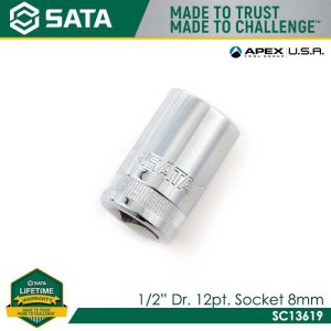 SATA 1/2" Dr. 12pt. Socket