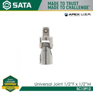 SATA SC13912 Universal Joint, 1/2"F x 1/2"M