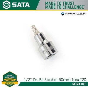 SATA 1/2" Dr. Bit Socket 50mm Torx