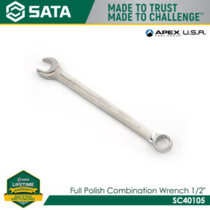 SATA Full Polish Combination Wrench