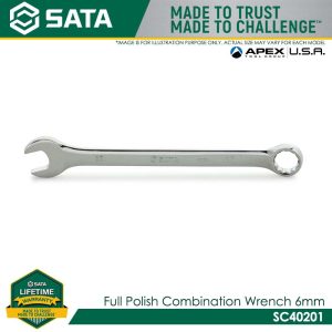 SATA Full Polish Combination Wrench