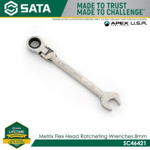 SATA Metric Flex Head Ratcheting Wrenches