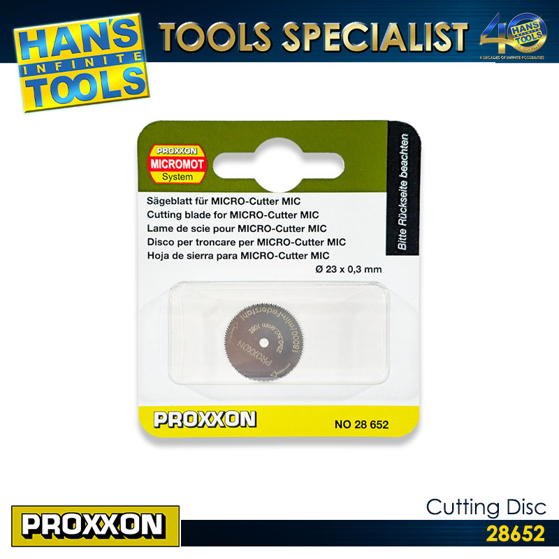 Proxxon Micromot Replacement saw blades Cutting Disc [28652]