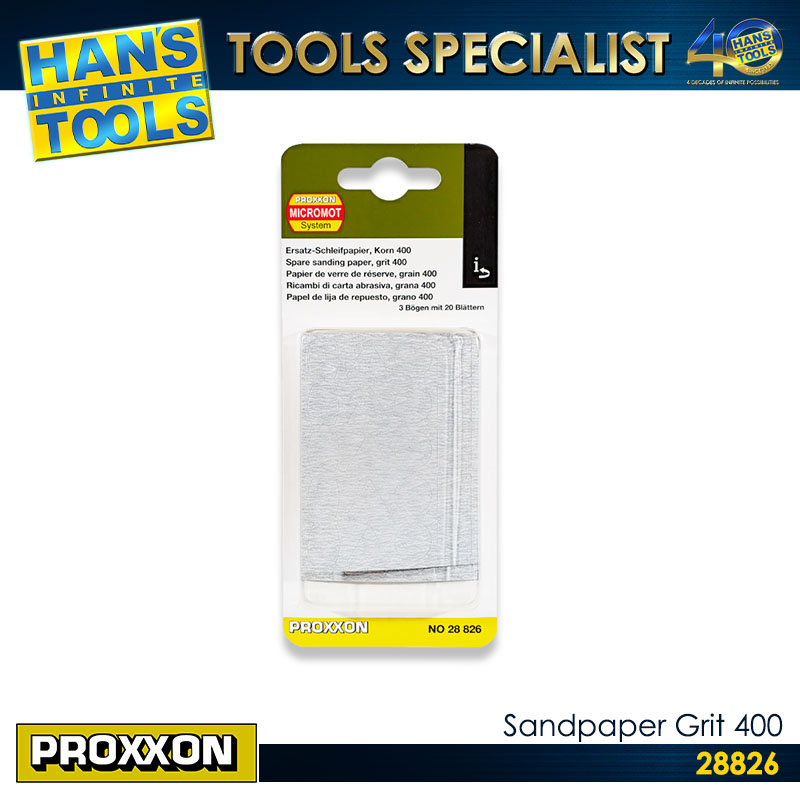 Proxxon Sandpaper Grit 400 [28826]