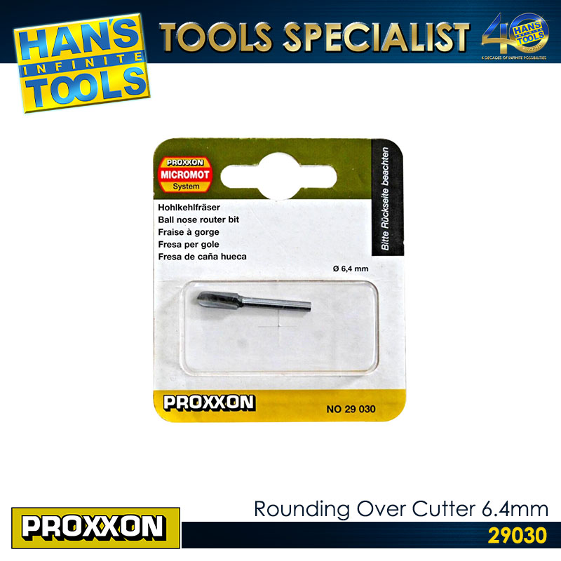 Proxxon Rounding Over Cutter 6.4mm [29030]