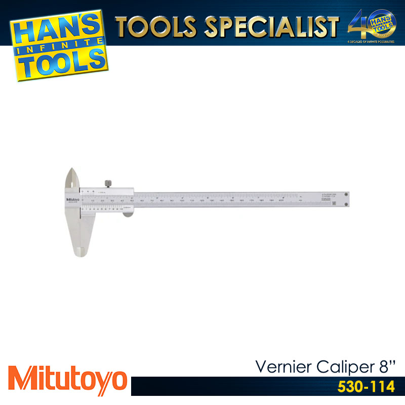 Mitutoyo Vernier Caliper 8" [530-114]