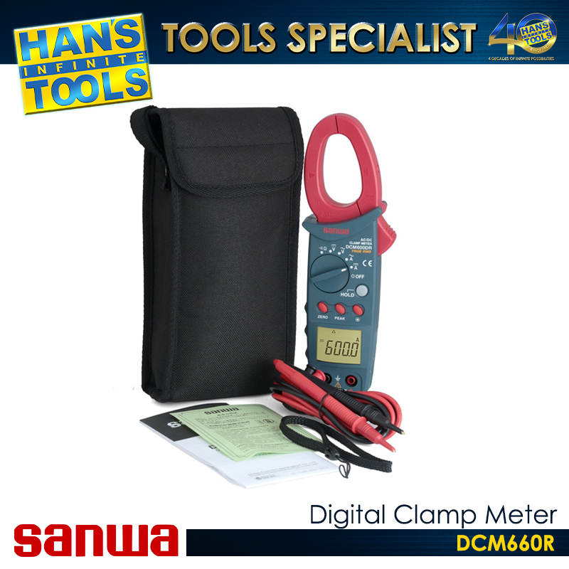 Sanwa DCM660R Digital Clamp Meter