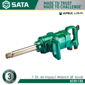 SATA SC01132 1" Dr. Air Impact Wrench (8" Anvil)